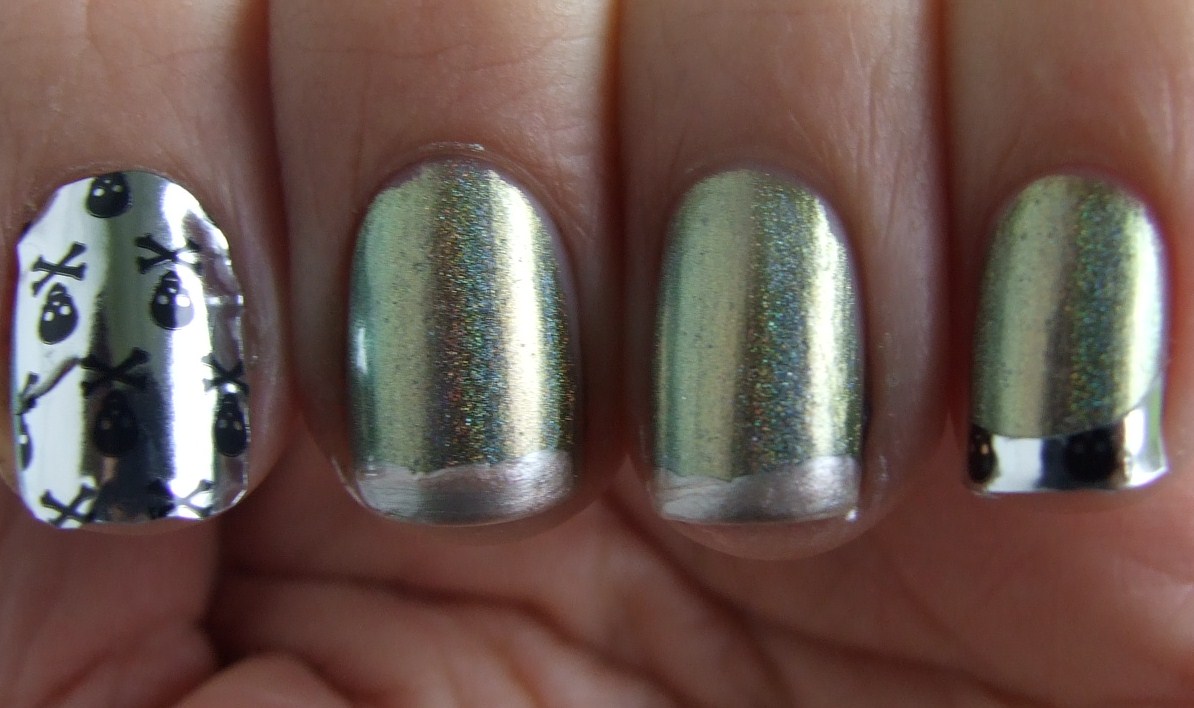 metallic nail polish